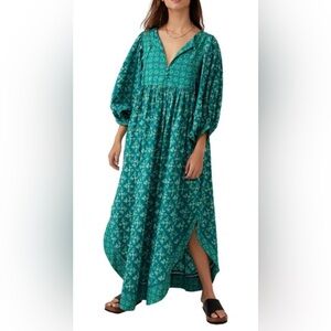 Free People Hazy Maisy maxi dress in Forest!